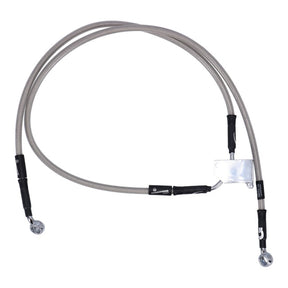 MCS by Goodridge brake line rear, stainless clear coated BRAKE LINES Mcs