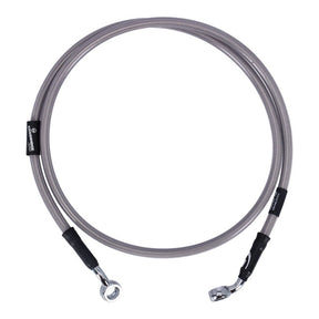 MCS by Goodridge brake line front, stainless clear coated BRAKE LINES Mcs