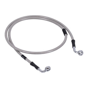 MCS by Goodridge brake line front, stainless clear coated BRAKE LINES Mcs