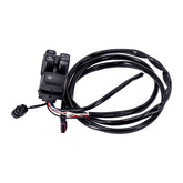 Handlebar Switch & Wiring Kit, Clutch Side. Black Switches Handlebar Mcs