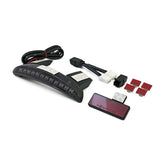 Chopped Fender Edge Led Taillight. Smoke Lens Taillights Mcs