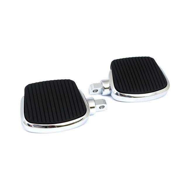 Mini Floorboard Kit. 4" Long. Chrome Floorboards Mcs