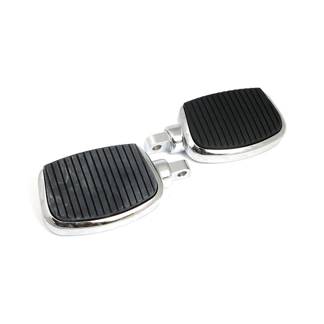 Mini Floorboard Kit. 3" Long. Chrome Floorboards Mcs