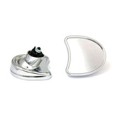 Touring Fairing Mount Mirror Kit. Single Vision, Chrome Mirrors Mcs