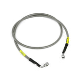 MCS by Goodridge brake line front, stainless clear coated BRAKE LINES Mcs