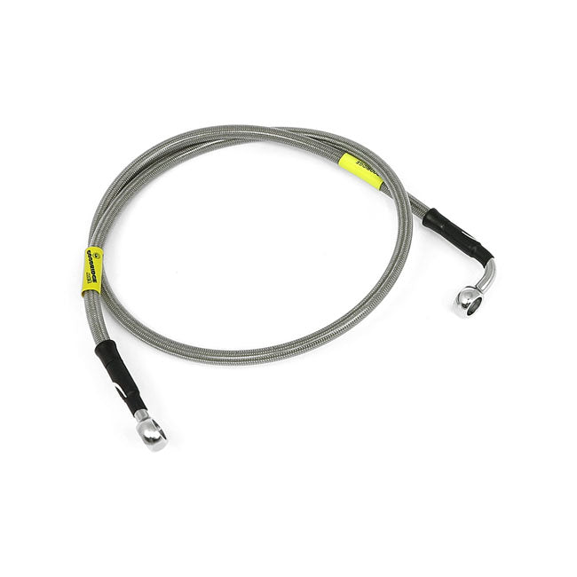 MCS by Goodridge brake line front. stainless clear coated BRAKE LINES Mcs