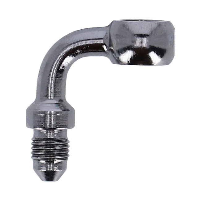 Goodridge Banjo fitting chrome 3/8", 90 degrees, 10mm BANJO BOLTS Goodridge