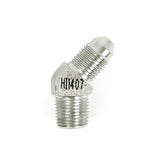 Goodridge adapter fitting, 45 degree. ss BRAKE LINE ADAPTER FITTINGS Goodridge