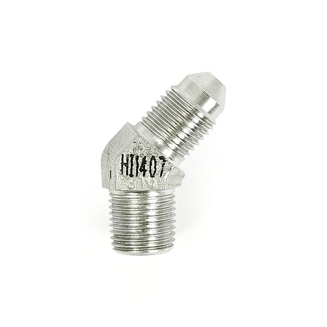 Goodridge adapter fitting, 45 degree. ss BRAKE LINE ADAPTER FITTINGS Goodridge