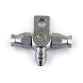 Goodridge t-fitting with 2 hose ends. ss BRAKE LINE ADAPTER FITTINGS Goodridge