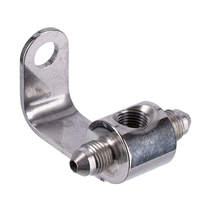 Goodridge brake switch fitting. Polished stainless steel Goodridge