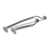 Goodridge Fuel Injection Line Kit Stainless Steel Chrome Harley Fuel Injection Line Kit Goodridge