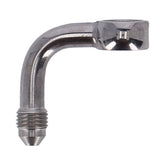Goodridge, Slimline banjo fitting 7/16", 90 degrees. SS BANJO BOLTS Goodridge