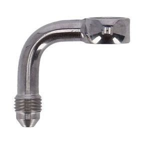Goodridge, Slimline banjo fitting 7/16", 90 degrees. SS BANJO BOLTS Goodridge