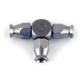 Goodridge t-fitting, 3 hose ends, ss BRAKE LINE ADAPTER FITTINGS Goodridge