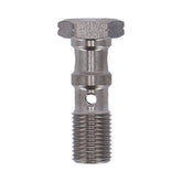 Goodridge, m10x1.00 double banjo bolt. High polished SS BANJO BOLTS Goodridge