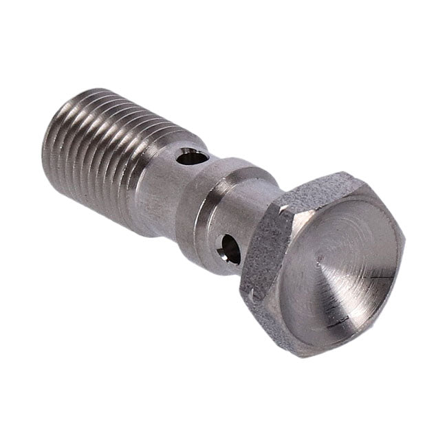Goodridge, m10x1.00 double banjo bolt. High polished SS BANJO BOLTS Goodridge