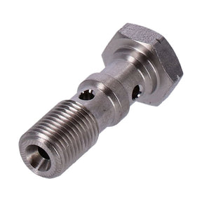 Goodridge, m10x1.00 double banjo bolt. High polished SS BANJO BOLTS Goodridge