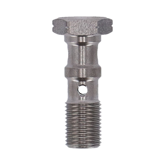 Goodridge, m10x1.00 double banjo bolt. High polished SS BANJO BOLTS Goodridge