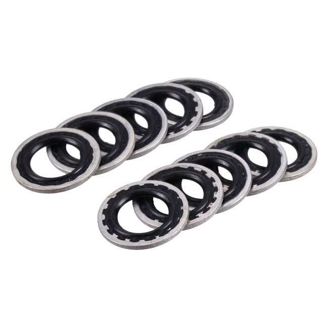 Goodridge brake line washers, 7/16" (11mm). Stat-O-Seal BRAKE LINE WASHERS Goodridge