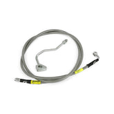 MCS by Goodridge brake line front, stainless clear coated BRAKE LINES Goodridge