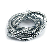 Chrome Cable & Wire Cover, 5ft. (150cm). 10mm Id Wiring Mcs