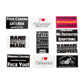 Wannabe Choppers, Sticker Set Stickers Wannabe Choppers
