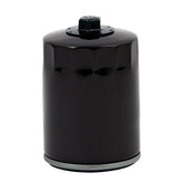 Mcs, Spin On Oil Filter, With Top Nut For M8. Black Oil Filters Mcs