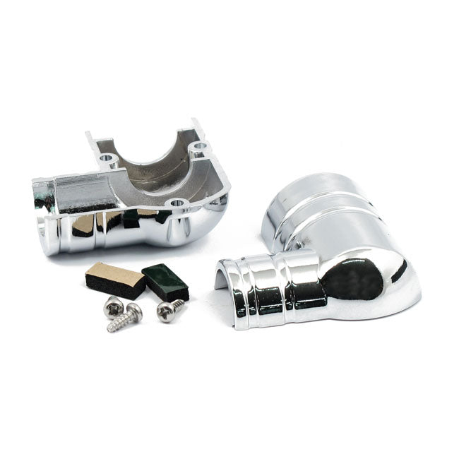 Fuel Tank Fitting Cover Kit Efi. Chrome Fuel Line Mcs