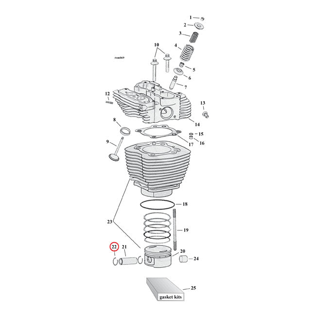 Retaining Rings, Piston Wrist Pin Retaining Rings Mcs