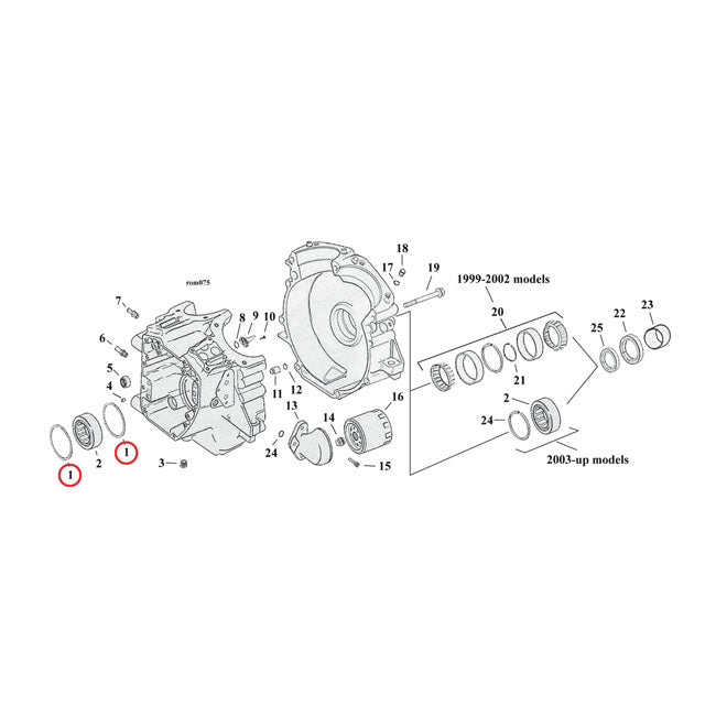 Ret.Ring,Pinion Shaft Bearing Retaining Rings Mcs