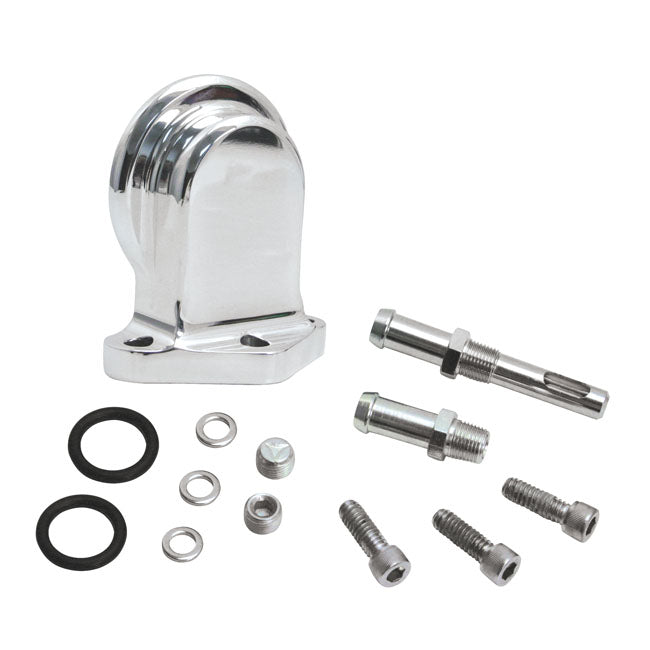 S&S Cycle Oil Filter Mount Polished Oil Filter Mount Kits S&S Cycle