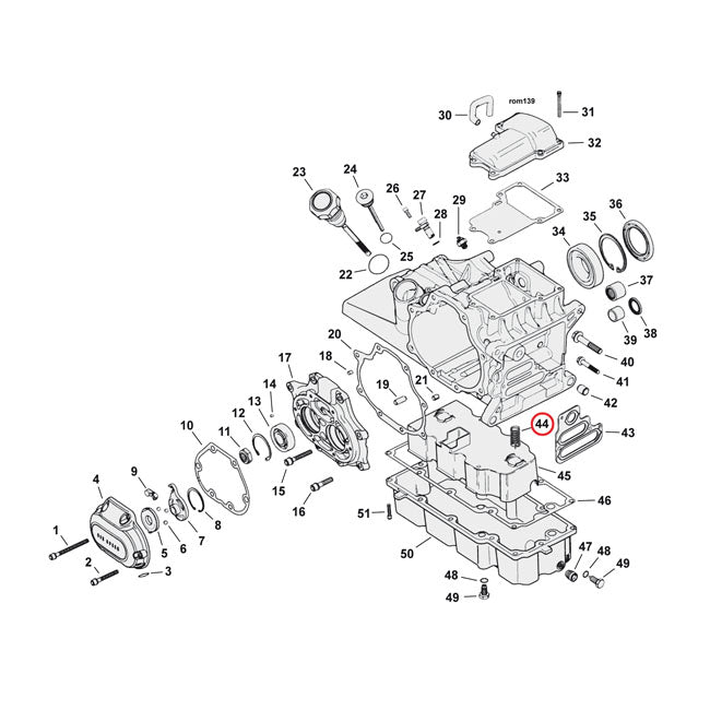 Spring, Baffle Oil Pan Oil Pan Mount Kits Mcs