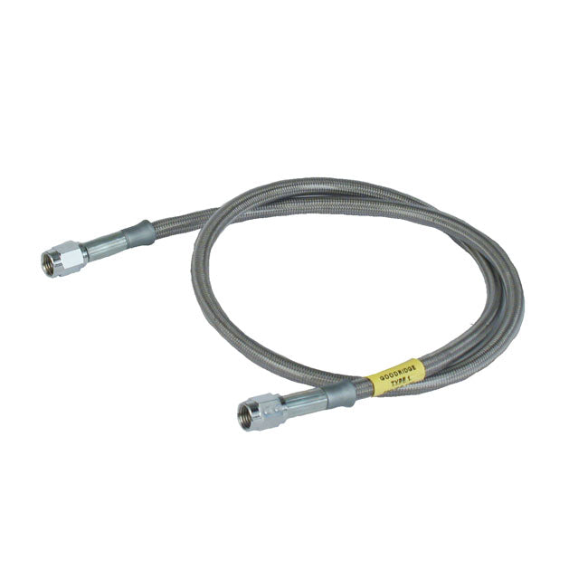 Goodridge brake line kit clear coated stainless, 30" long BRAKE LINE KITS Goodridge