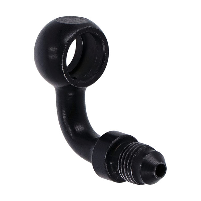 Goodridge Banjo fitting black 7/16", 90 degrees, 11mm BANJO BOLTS Goodridge