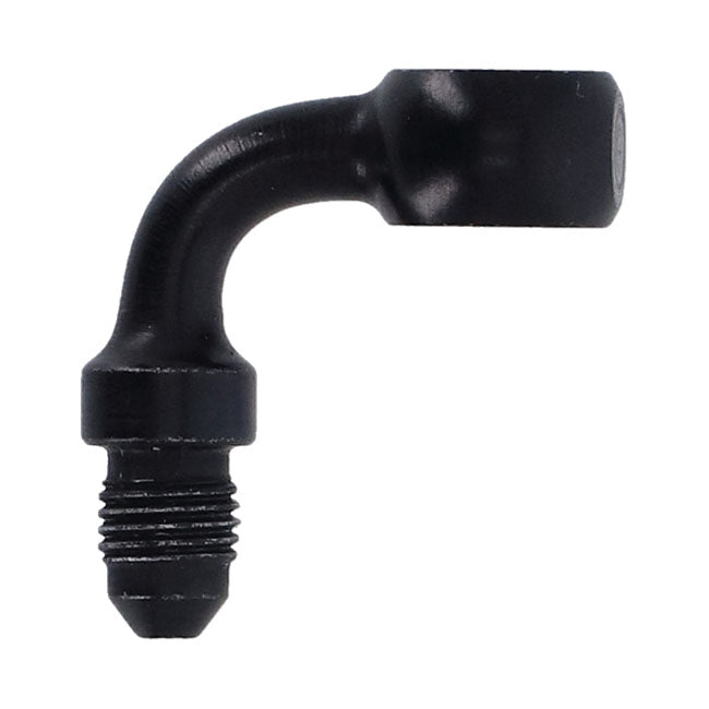 Goodridge Banjo fitting black 7/16", 90 degrees, 11mm BANJO BOLTS Goodridge