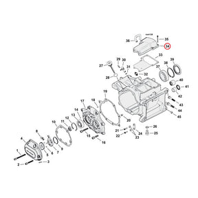 Transmission top cover. Chrome TRANSMISSION TOP COVERS Mcs