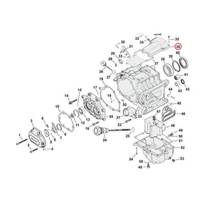 Transmission top cover. Chrome TRANSMISSION TOP COVERS Mcs