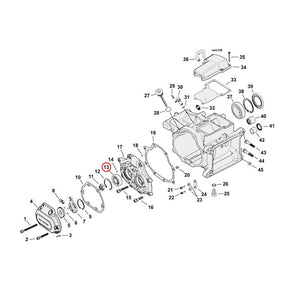 Ball bearing, transmission bearing housing TRANSMISSION 5-SPEED PARTS Mcs