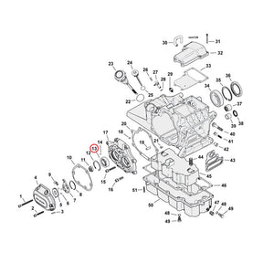 Ball bearing, transmission bearing housing TRANSMISSION 5-SPEED PARTS Mcs