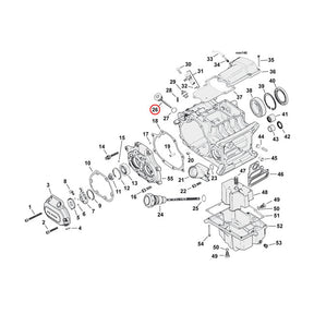 Transmission fill plug. round head TRANSMISSION FILL PLUGS Mcs