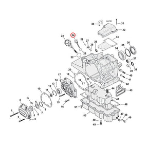 Transmission fill plug. round head TRANSMISSION FILL PLUGS Mcs