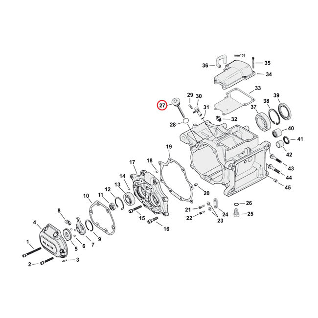 Transmission fill plug. round head TRANSMISSION FILL PLUGS Mcs