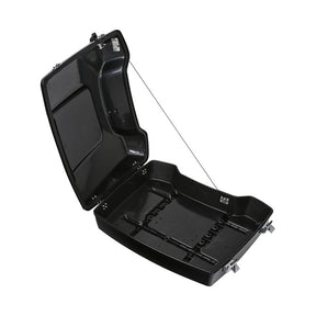 Low profile tour pack trunk. Black TOURPACKS Mcs