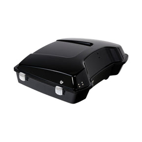 Low profile tour pack trunk. Black TOURPACKS Mcs
