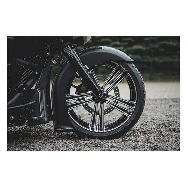 Killer Custom, ''Bulldog'' front fender, 5.5 x 21 fat wheels FENDER FRONT Killer Custom