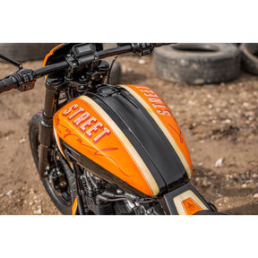 Killer Custom, ''Avenger'' M8 Softail gas tank cover & console GASTANKS Killer Custom