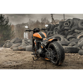 Killer Custom, ''Avenger'' M8 Softail gas tank cover & console GASTANKS Killer Custom