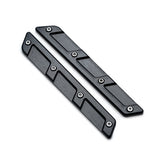 Killer Custom, saddlebag latch inserts. Black SADDLEBAGS TRIMS Killer Custom