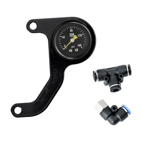 Killer Custom, M8 air ride gauge kit. Black face gauge. 4mm OIL PRESSURE GAUGES Killer Custom